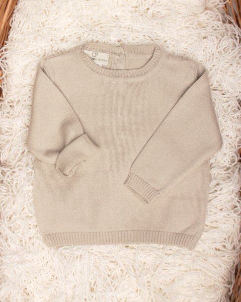 Maglioncino basic in puro cotone bio