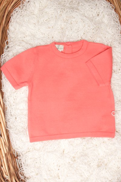 Natural basic t-shirt in puro cotone bio