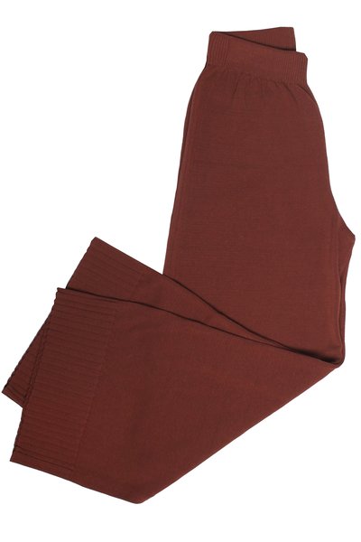 Pantalone fondo coste donna viscosa