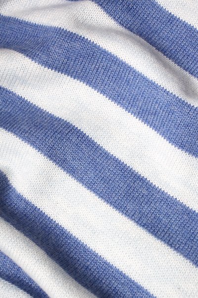 Maglia girocollo rigata pura lana merino per bambini