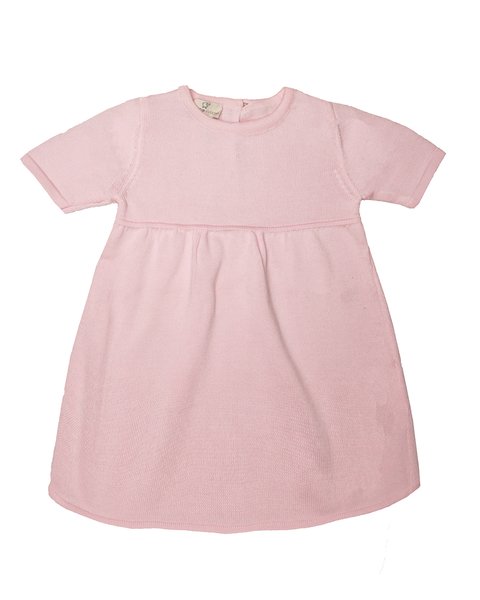 Vestito bimba basico in puro cotone bio