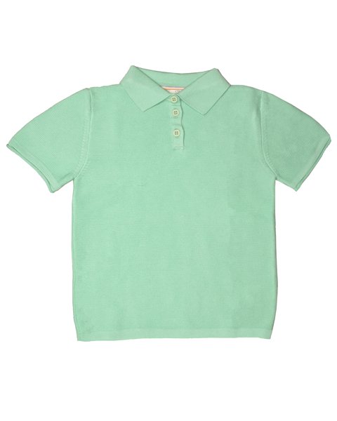 Polo bambino manica corta in puro cotone bio