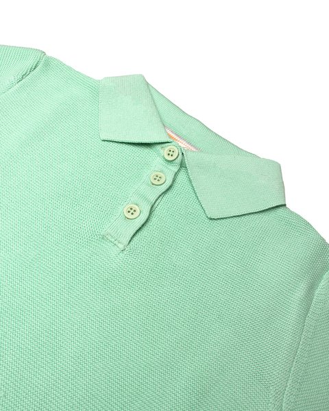 Polo bambino manica corta in puro cotone bio