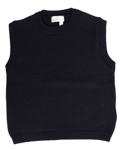 Gilet pura lana merinos bimbi unisex