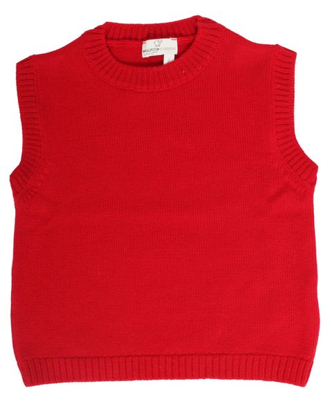 Gilet pura lana merinos bimbi unisex