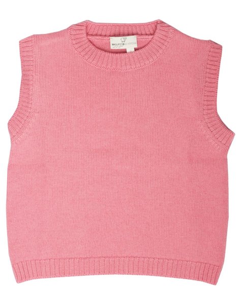 Gilet pura lana merinos bimbi unisex