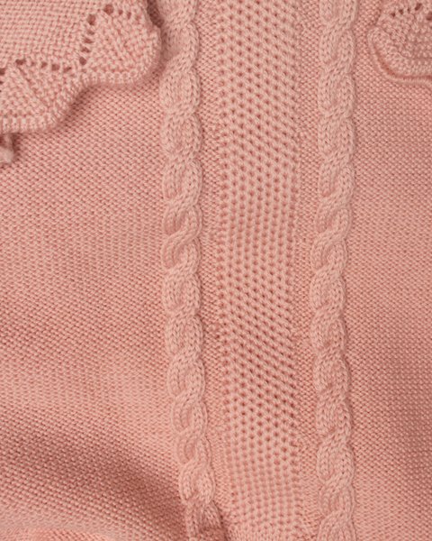 Tutina neonata con piede in pura lana merino