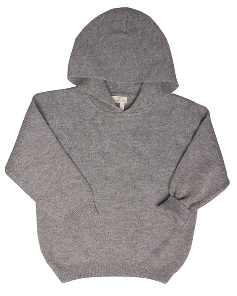 Felpa in maglia bimbi in pura lana merino ultrafine