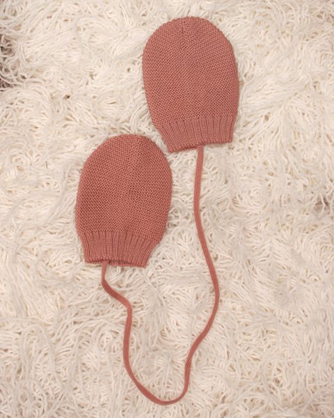 Muffole neonato nascita in pura lana merinos extrafine