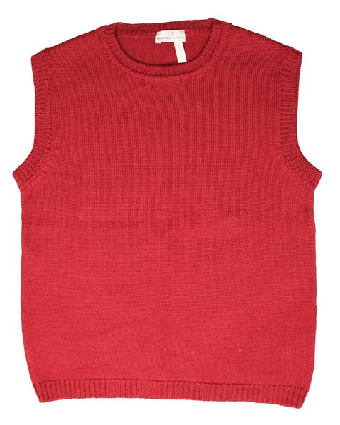 Gilet pura lana merinos ragazzi unisex