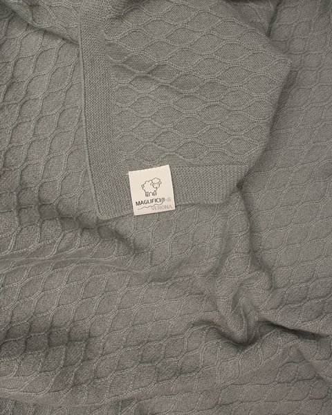 Copertina culla losanghe puro cashmere 75*80cm