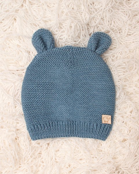 Teddy - cappello lana neonato in pura lana merino