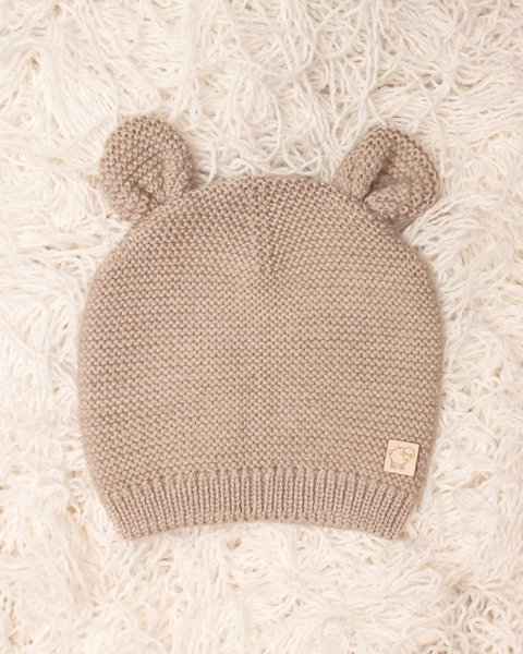 Teddy - cappello lana neonato in pura lana merino