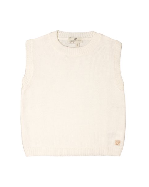 Gilet pura lana merinos bimbi unisex