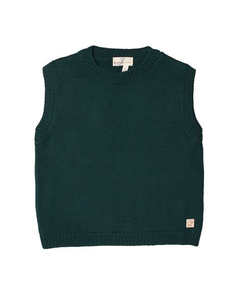 Gilet pura lana merinos bimbi unisex