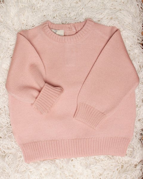 Maglia lana merino per neonati - essential