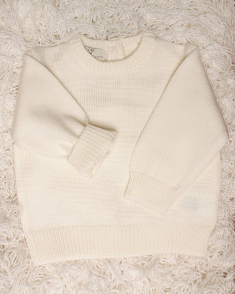 Maglia lana merino per neonati - essential