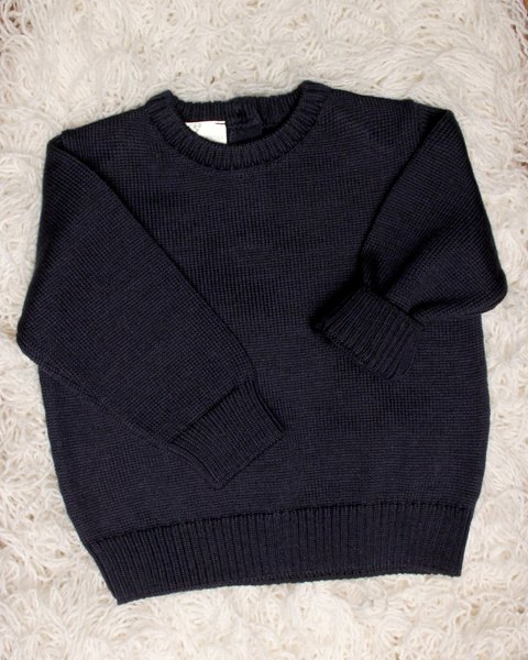 Maglia lana merino per neonati - essential