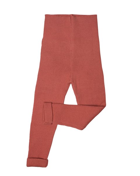 Pantalone in maglia coste bimbi lana merinos