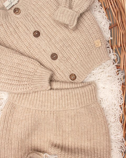 Completo neonati in pura lana merino ultrafine