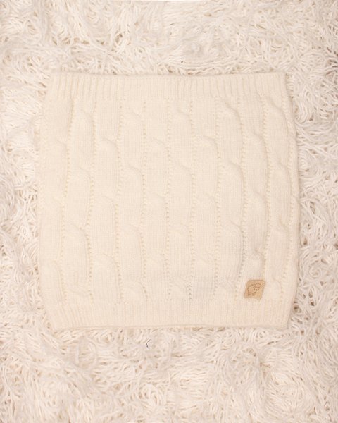 Scaldacollo trecce bimbi in pura lana merino ultrafine