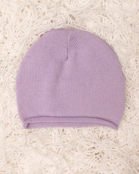 Cappellino neonato in pura lana merino ricciolino