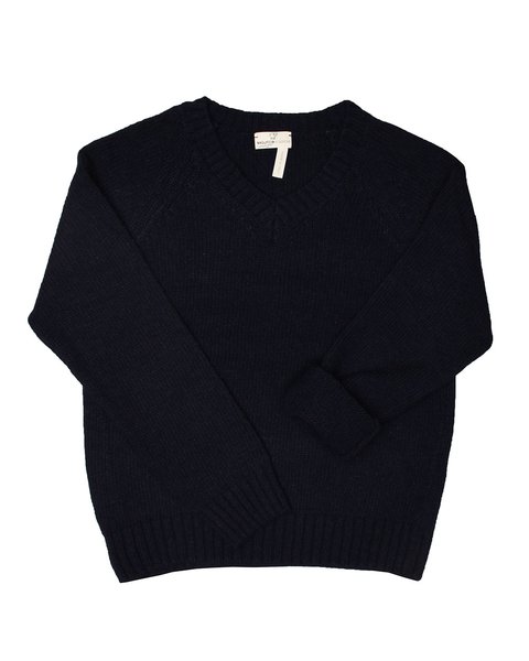 Maglia scollo v in cashmere blend per bimbo