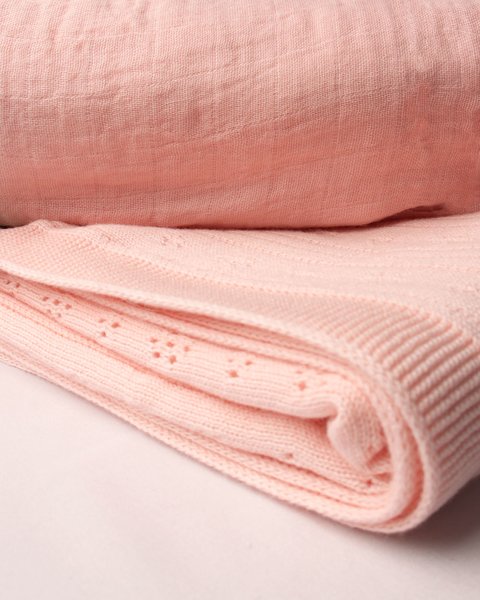 Set coperta cotone e mussola cotone