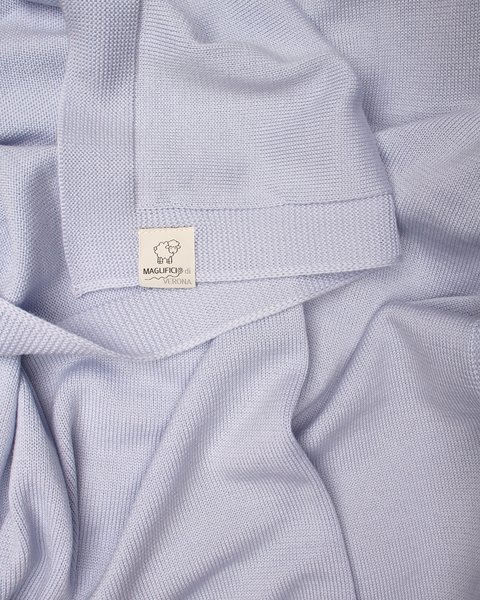 Copertina neonato in pura lana merino misura 70*80cm - essential