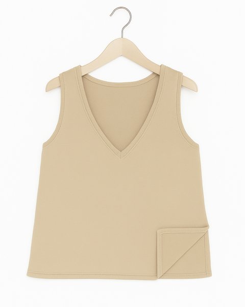 Canotta donna cotone-lino