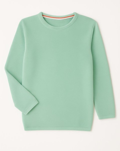 Maglia a girocollo in puro cotone bio bimbi