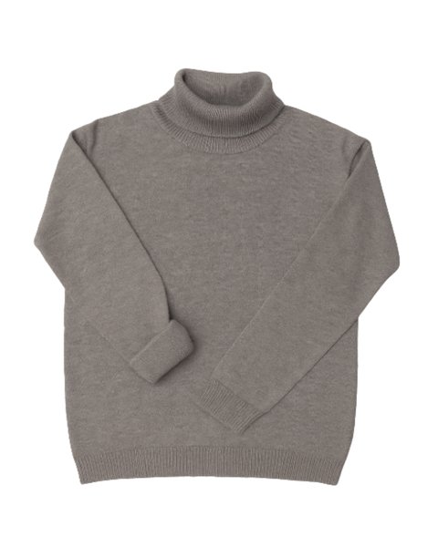 Dolcevita unisex in puro cotone bio per bambini e ragazzi