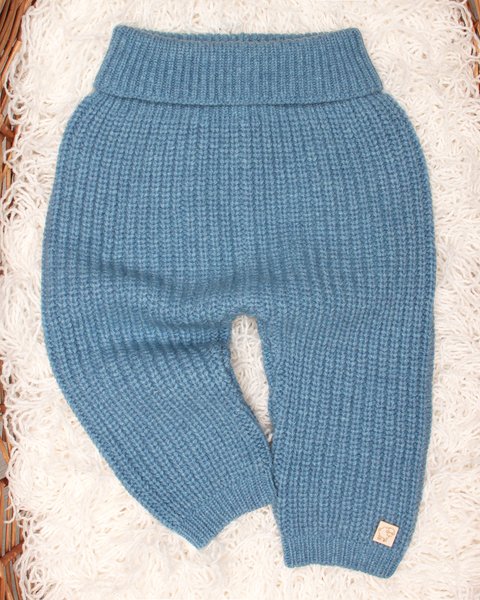 Pantalone costa inglese in pura lana ultrafine per neonati