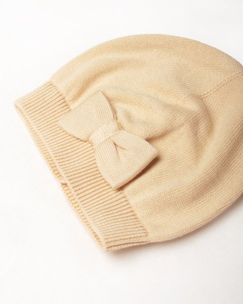 Berrettino fiocco puro cotone bio