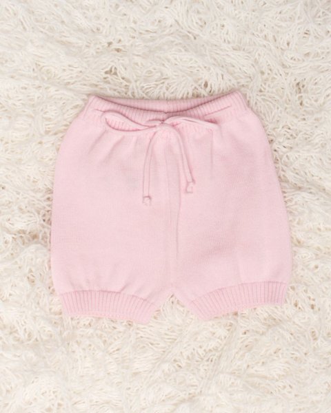 Pantalone corto neonati in puro cotone bio