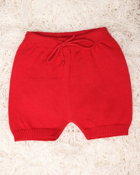Pantalone corto neonati in puro cotone bio