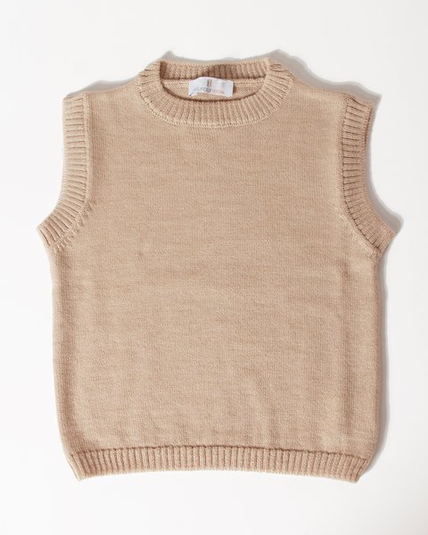 Gilet lana merino per neonati