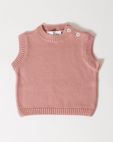 Gilet lana merino per neonati
