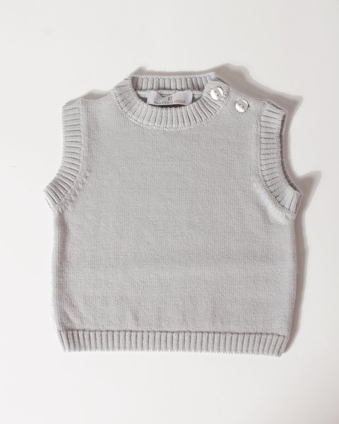 Gilet lana merino per neonati