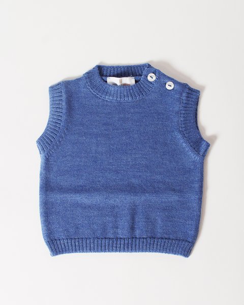 Gilet lana merino per neonati