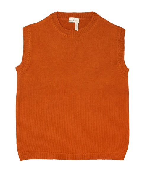 Gilet pura lana merinos ragazzi unisex