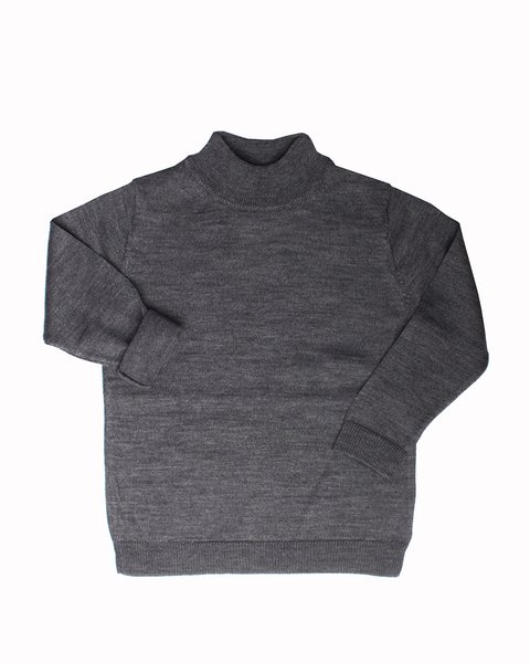 Lupetto maglia basico pura lana merinos ragazzi