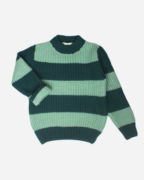 Maglioncino riga bimbi pura lana merino