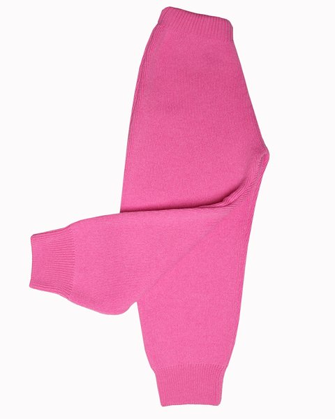 Pantalone in maglia ragazzi in pura lana merinos ultrafine