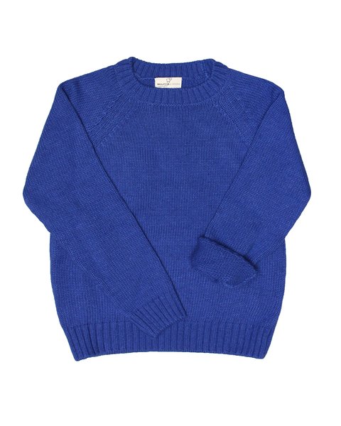 Kids’s cashmere blend crew neck sweater