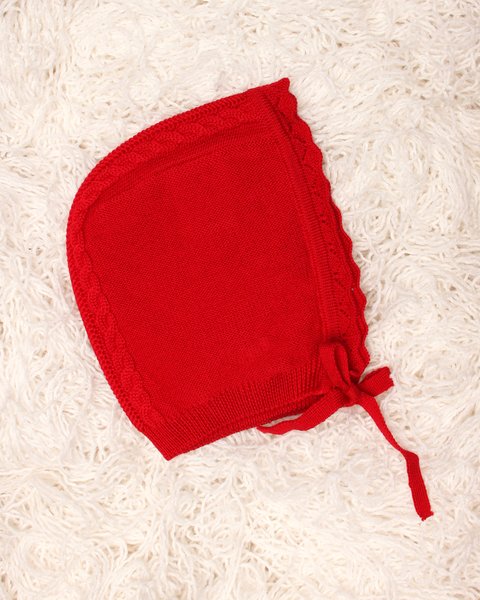 Cappello neonata coppola in pura lana merino