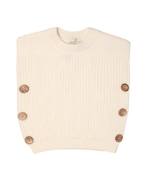 Gilet in maglia  in pura lana merino ultrafine