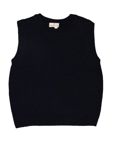 Gilet senza maniche in cashmere blend per ragazzi