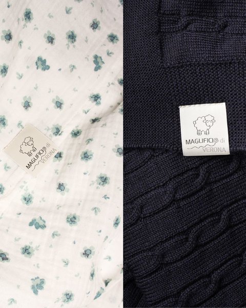 Set copertina lana  e mussola cotone