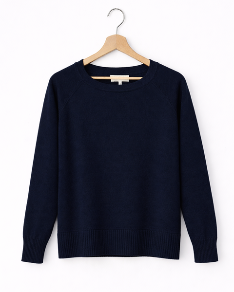 Maglia scatola pura lana donna